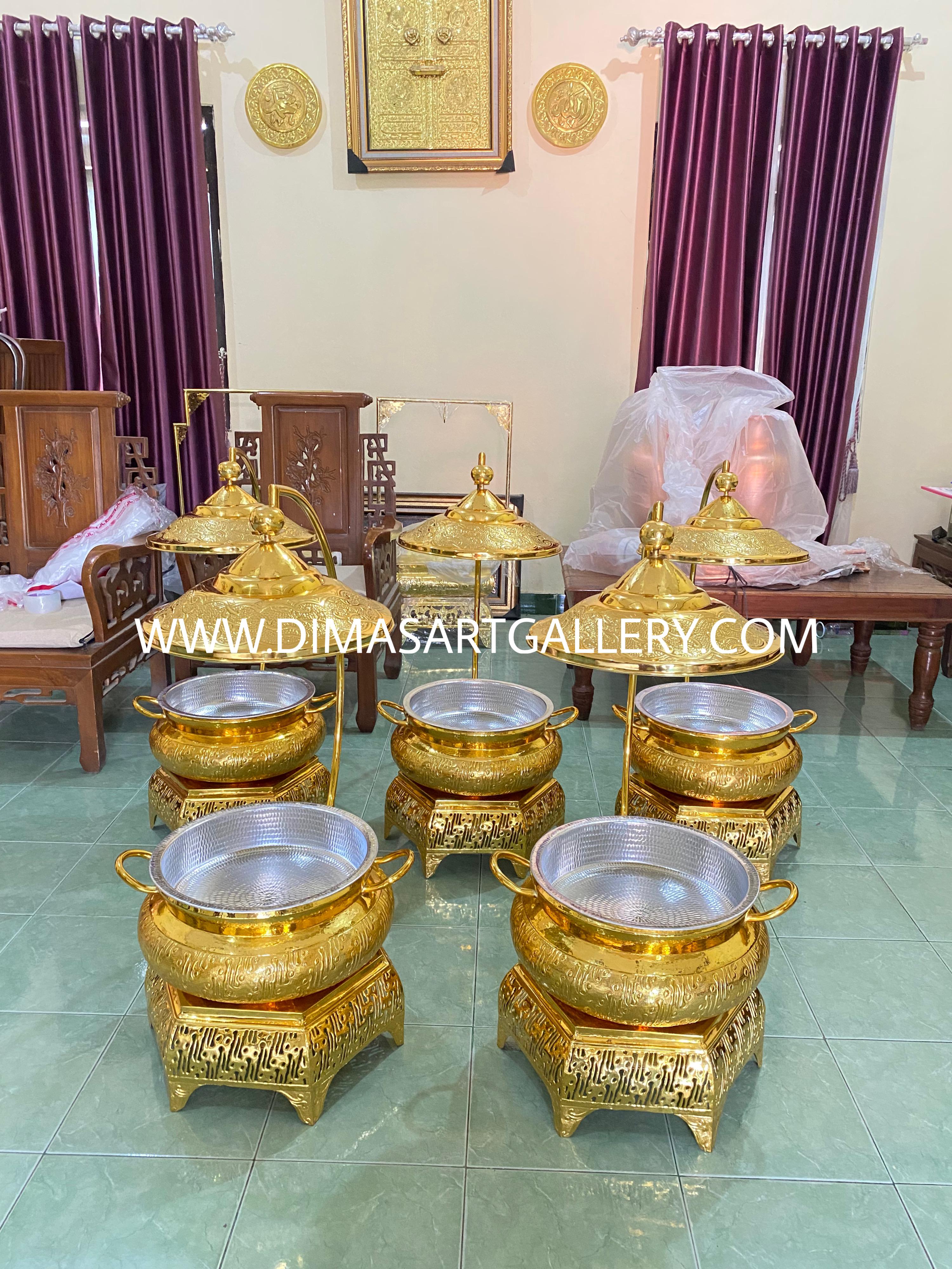 Chaffing dish kuningan