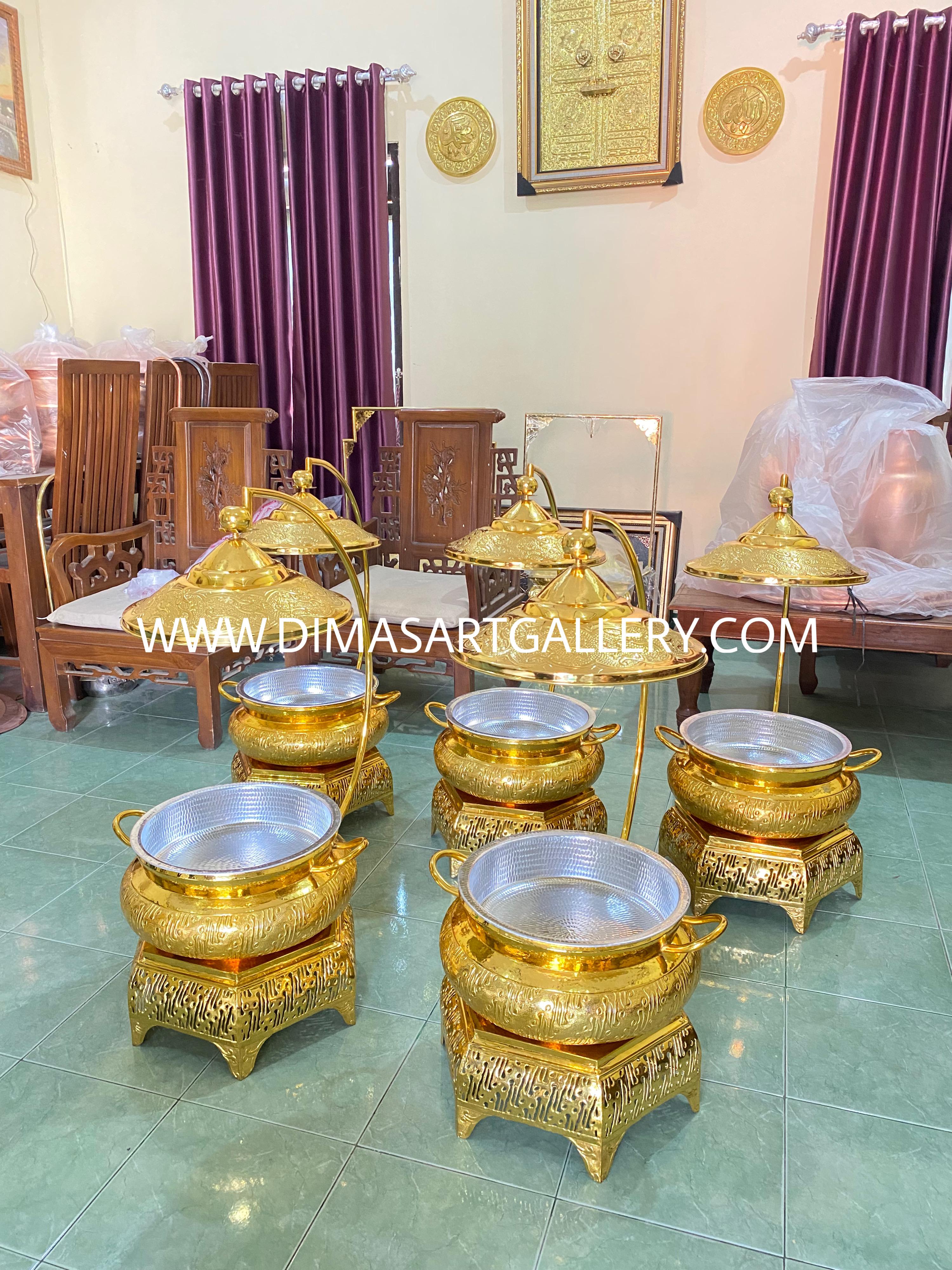 Chaffing dish kuningan